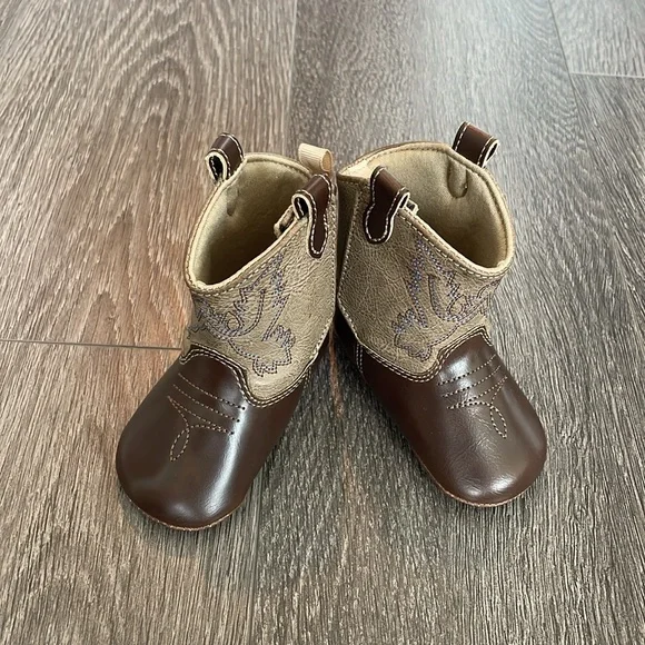 Brown Baby Cowboy Boots - Picture 3 of 7